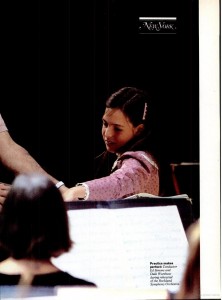 With conductor Ed Simons and Rockland Symphony, November 1984